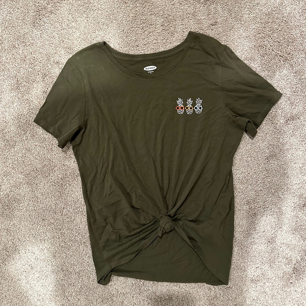 Old navy front tie tee